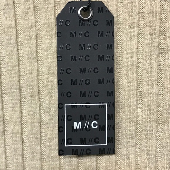 M//C Michelle by Commune Carmine dress NWT Medium Cozy Soft Career Bodycon - Picture 4 of 8